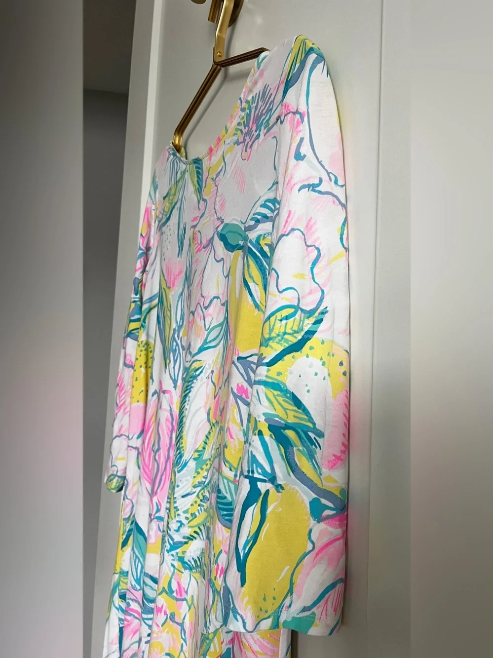 Lilly Pulitzer Ophelia Swing Dress Multi Fiesta Bamba Medium Lattice Back Dress - Picture 10 of 16